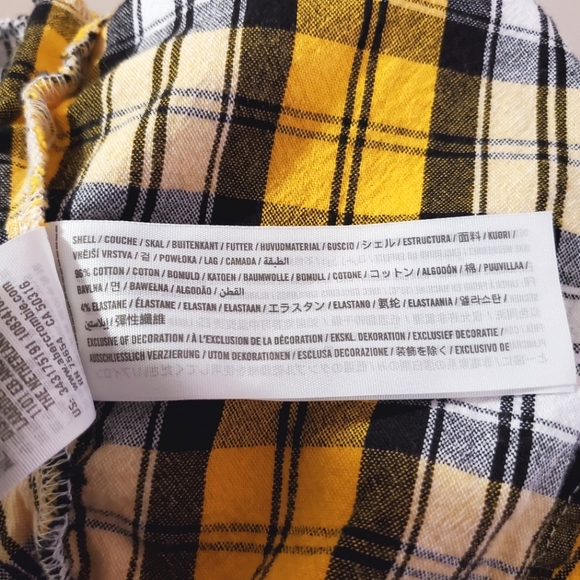 Hollister - Ultra High-Rise Yellow Plaid Skirt (with Pockets) - Picture 7 of 7